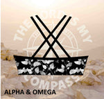 Alpha And Omega Believe  Trailing Leaf Bikini Top