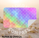 Alpha And Omega Pastel Christian Crosses Microfiber Towel