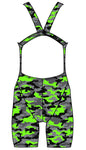 Female kneeskin swimsuit - Neon Camouflage - DG apparel competitive swimwear lifesaving waterpolo south african flag swimwear triathlon running