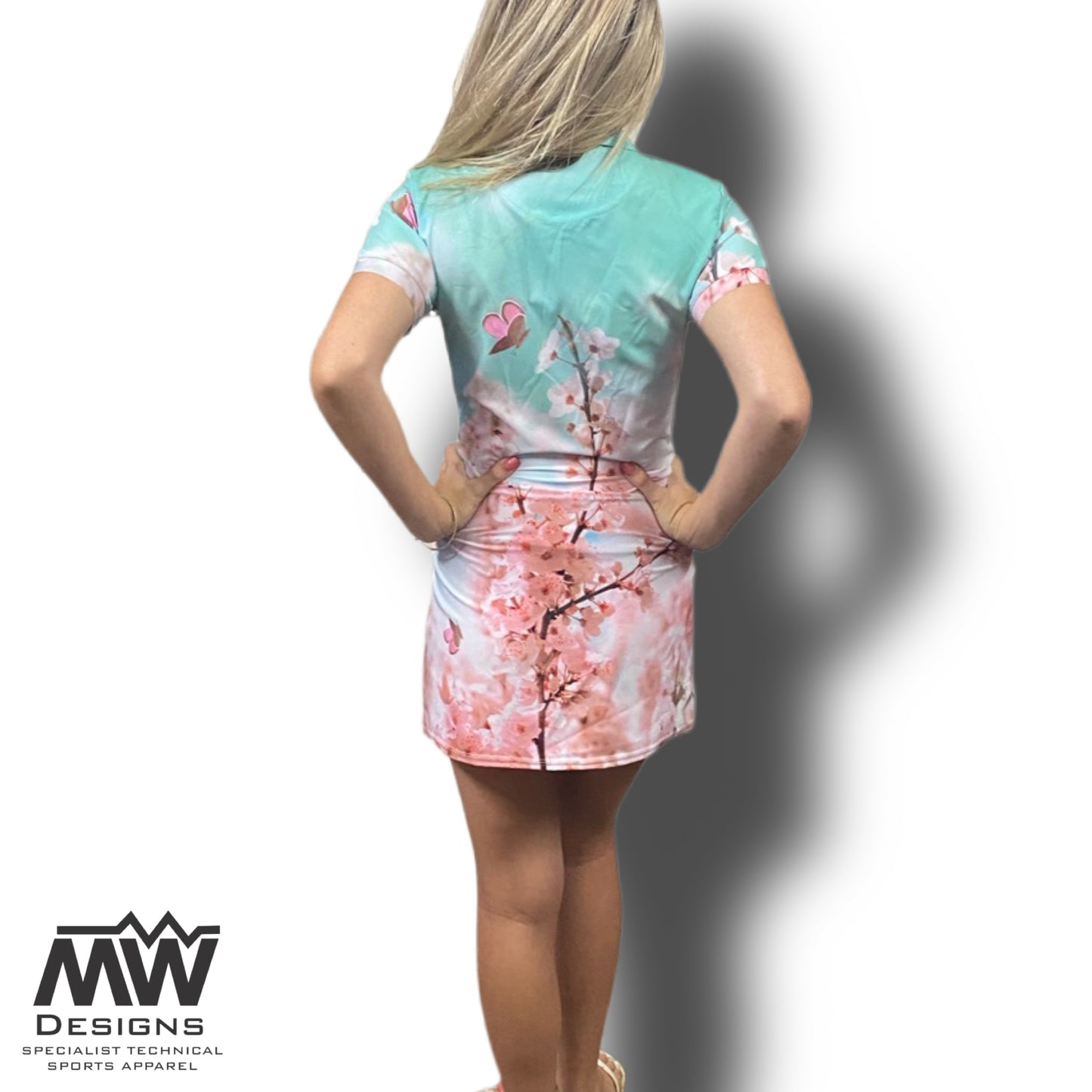 Ladies Technical Golf/Paddel/Tennis Dress - cherry blossom (3199)