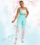 Dax Martin Originals Cherry Blossom Anahata Active Full Length Leggings