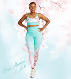 Dax Martin Originals Cherry Blossom Anahata Active Full Length Leggings