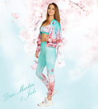 Dax Martin & Juls Cherry Blossom  Anahata Active Crop Top
