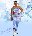 Dax Martin & Juls Hydrangea Sahasrara Active Full Length Leggings
