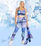 Dax Martin & Juls Hydrangea Sahasrara Active Full Length Leggings