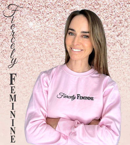 JULZ FIERCELY FEMININE Female Pink Sweater