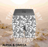 Alpha And Omega Faith over Fear Athleisure Short Tights