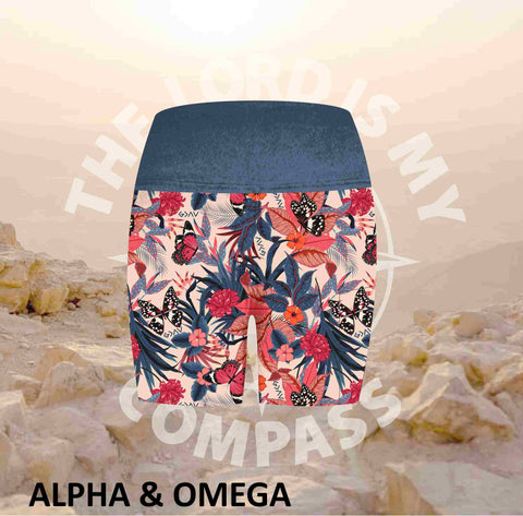 Alpha And Omega God is Great  Athleisure Short Tights