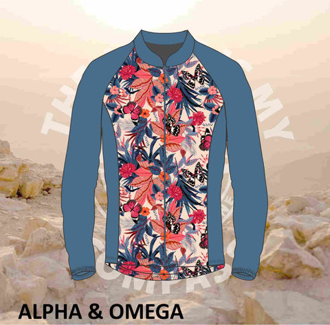 Alpha And Omega God is Great Print Trail Jacket