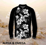 Alpha And Omega Child of God Hibiscus Print Trail Jacket