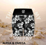Alpha And Omega Child of God Hibiscus Athleisure Short Tights