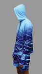 BLUE MARLIN LIGHT WEIGHT FISHING HOODIE