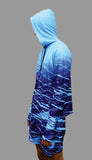BLUE MARLIN LIGHT WEIGHT FISHING HOODIE