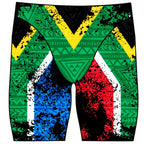 Male jammer swimsuit- South African Flag - DG apparel competitive swimwear lifesaving waterpolo south african flag swimwear triathlon running