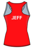 JEFF Female Active Vest RED