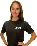 Black Jeff Female Active T-Shirt