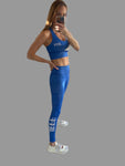 JEFF Female Active Full Length Tights BLUE
