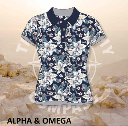 Ladies Golf Shirt – Believe Lilly Love