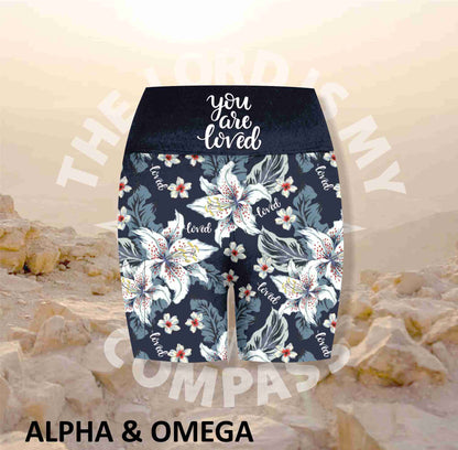 Alpha And Omega Believe Lily Love  Athleisure Short Tights