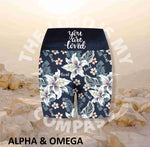 Alpha And Omega Believe Lily Love  Athleisure Short Tights