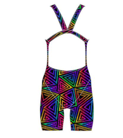 Women's Kneeskin Swimsuit – Blinding Lights Print | Martin West Designs