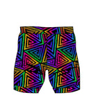 Female  swim/run/paddle shorts -  Blinding Lights