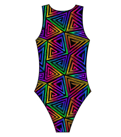 Female Water Polo Suit - Blinding Lights