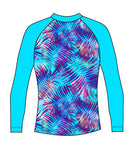 Female Blue Palm Rash Vest