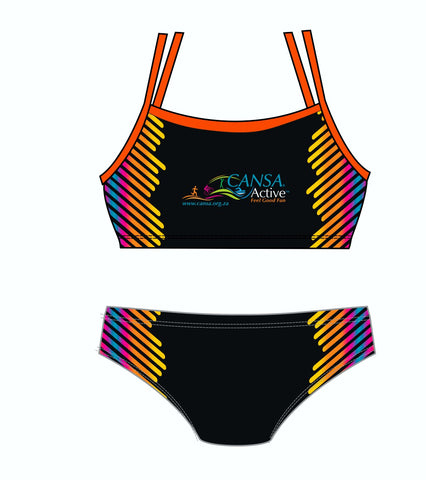 Female 2 piece training bikini  -  CANSA