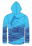 BLUE MARLIN LIGHT WEIGHT FISHING HOODIE