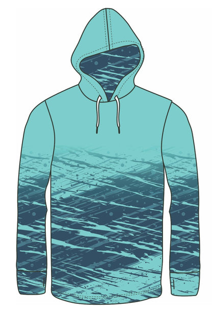 BLUE MARLIN LIGHT WEIGHT FISHING HOODIE