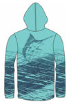 BLUE MARLIN LIGHT WEIGHT FISHING HOODIE