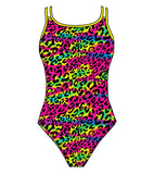 Psychedelic Animal  Thinstrap swimsuit