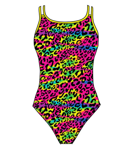 Psychedelic Animal  Thinstrap swimsuit