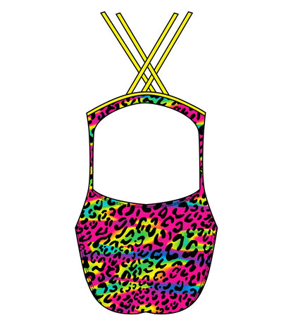 Female Fastback Swimsuit - Psychedelic Animal