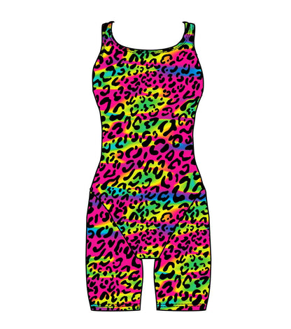 Women's Kneeskin Swimsuit – Psychedelic Animal Print | Martin West Designs
(3532)