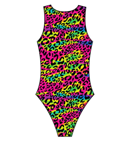 Female water polo swimsuit - Psychedelic Animal