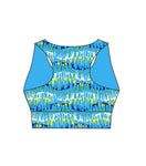 Blue Reflection Ladies Active Crop Top