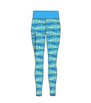 Blue Reflection High Waist leggings full length.