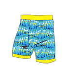 Male Swim/run/paddle shorts -  Reflection Blue