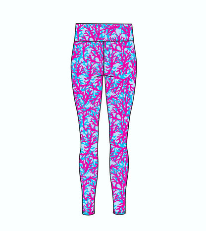 Sea Coral Active Full Length Tights