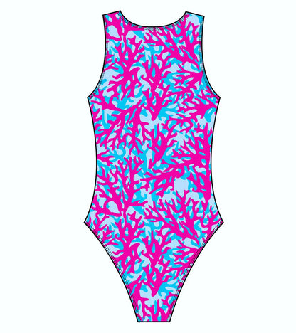 Female Water Polo Suit - Sea Coral