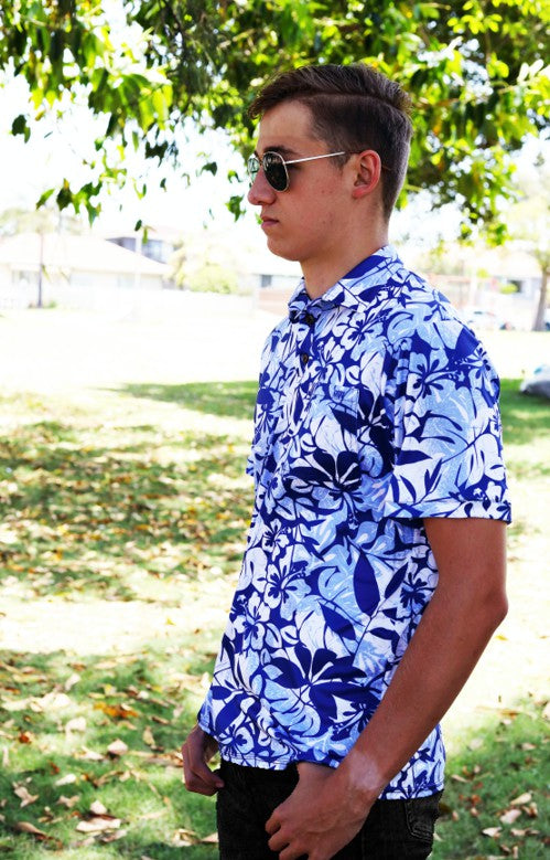 Male Maui Printed Golf Shirt (3460)