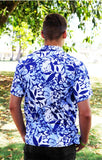Male Maui Printed Golf Shirt