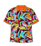 Male  Cool Vibes Custom Printed Golf Shirt