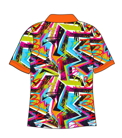 Male  Cool Vibes Custom Printed Golf Shirt (3221)