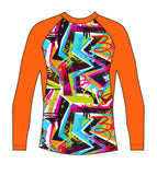 Cool Vibes Neon Design Rash Vest