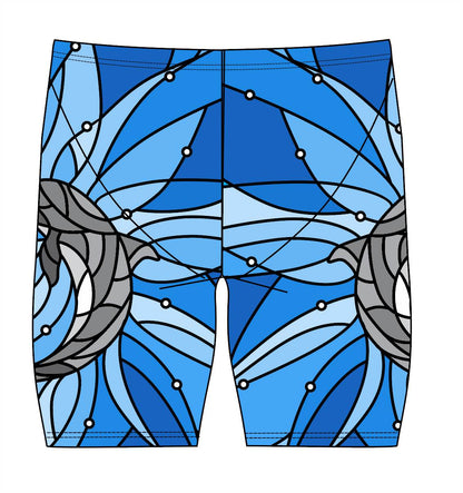 Male Jammer swimsuit - Dolphin Facet-Julie Loom (3182)