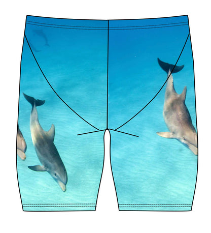 Male Jammer swimsuit - Dolphin Twins-Nom de Plume (3240)