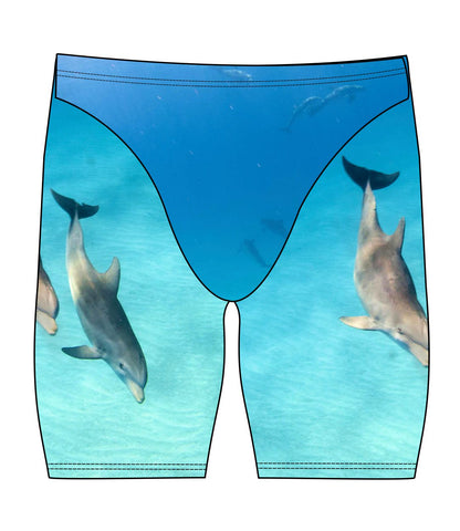 Male Jammer swimsuit - Dolphin Twins-Nom de Plume (3240)